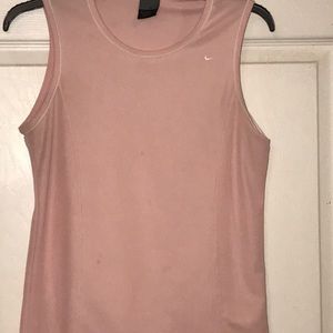 Pink nike dry fit tank